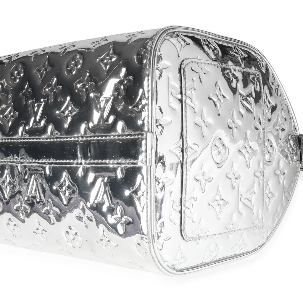 Louis Vuitton Louis Vuitton Limited Edition Silver Monogram Miroir Speedy 35