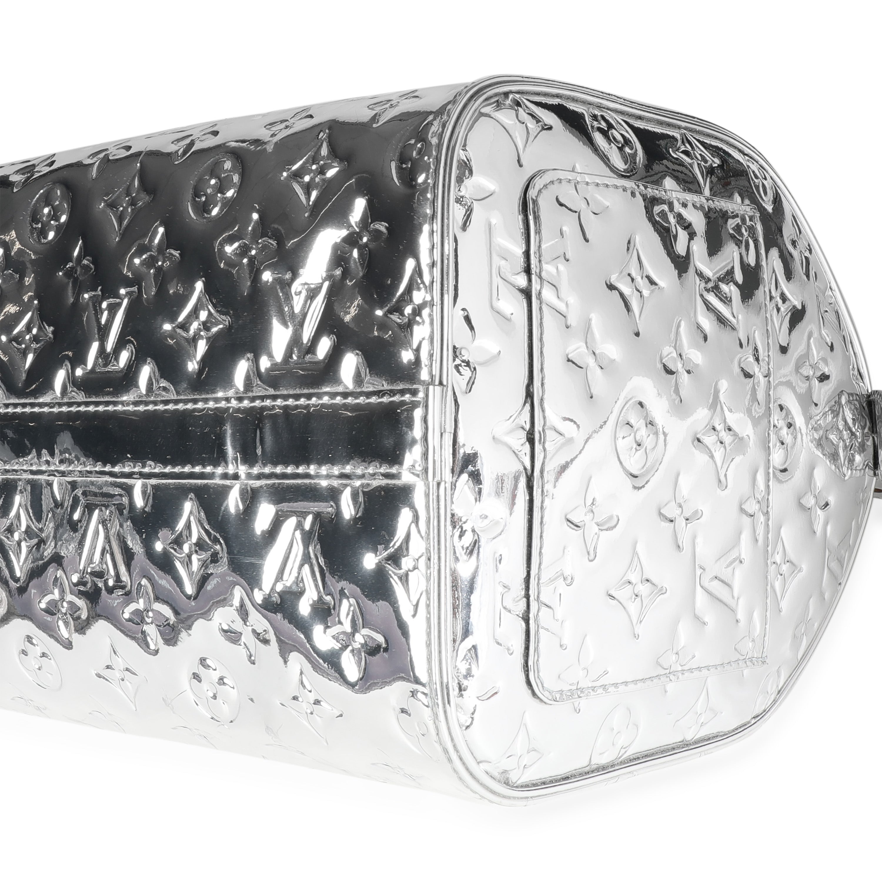 Louis Vuitton Louis Vuitton Limited Edition Silver Monogram Miroir Speedy 35