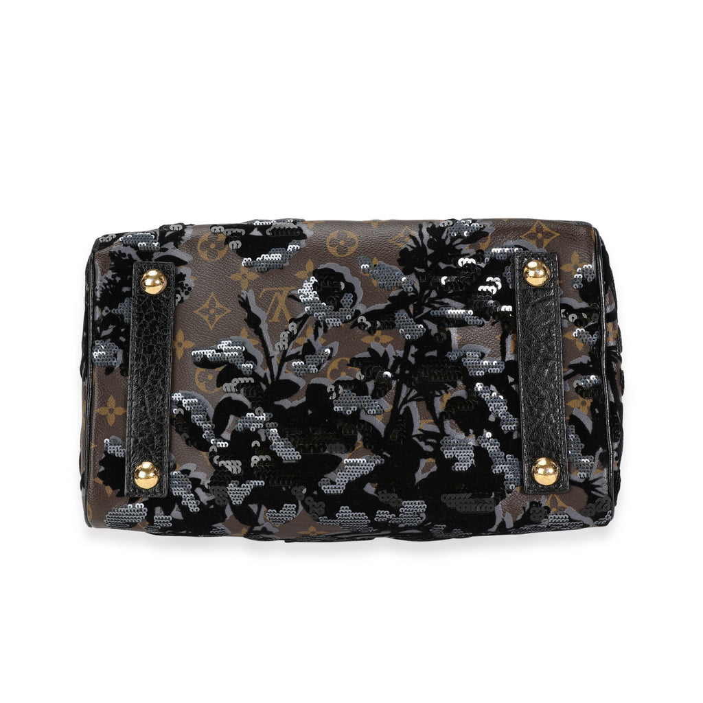 Louis Vuitton Louis Vuitton Monogram Canvas Fleur de Jais Sequins Speedy 30