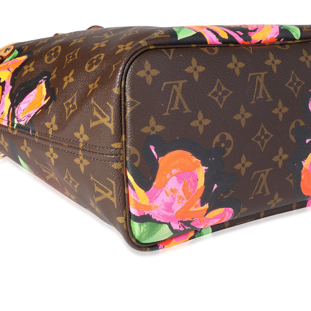 Louis Vuitton Louis Vuitton Monogram Canvas Roses Neverfull MM