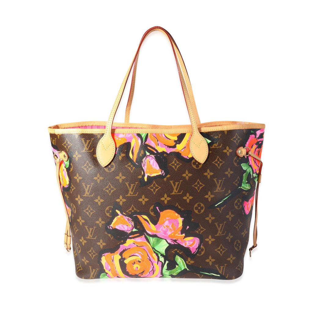 Louis Vuitton Louis Vuitton Monogram Canvas Roses Neverfull MM