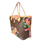 Louis Vuitton Louis Vuitton Monogram Canvas Roses Neverfull MM