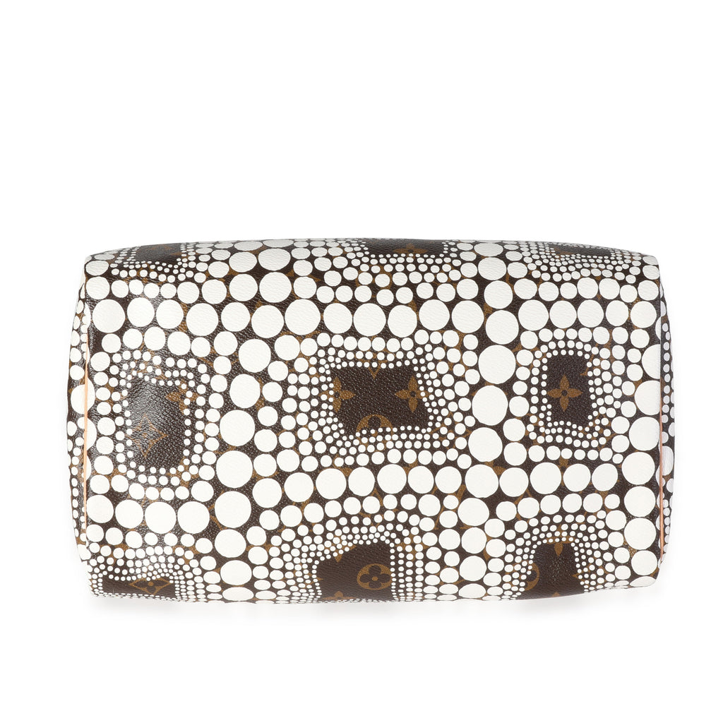 Louis Vuitton Louis Vuitton x Yayoi Kusama White Infinity Dots Monogram Canvas Speedy 30