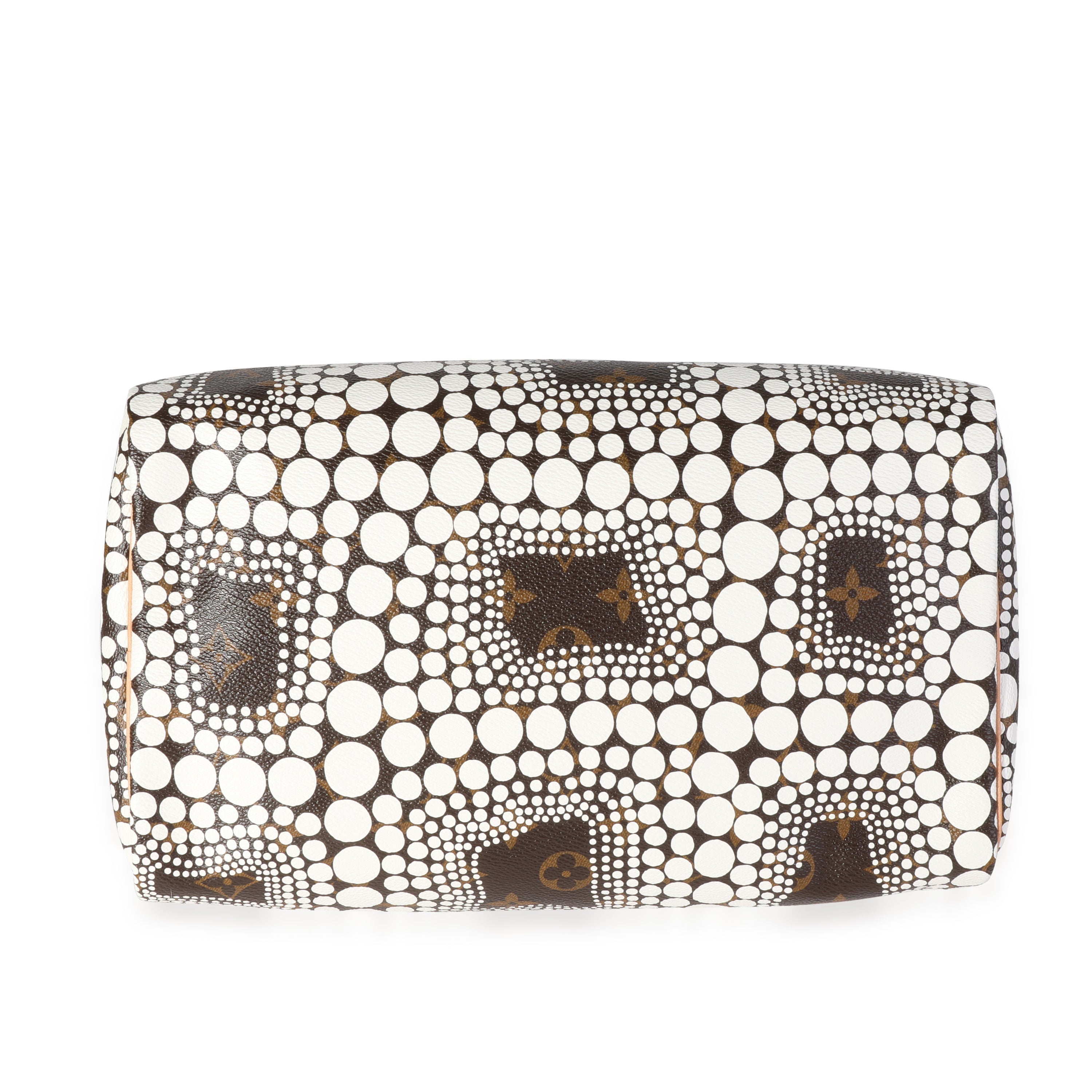 Louis Vuitton Louis Vuitton x Yayoi Kusama White Infinity Dots Monogram Canvas Speedy 30