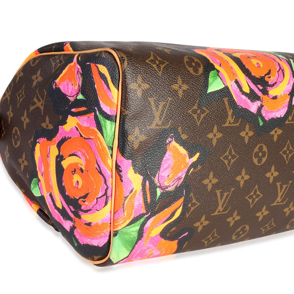 Louis Vuitton Louis Vuitton Monogram Canvas Roses Speedy 30