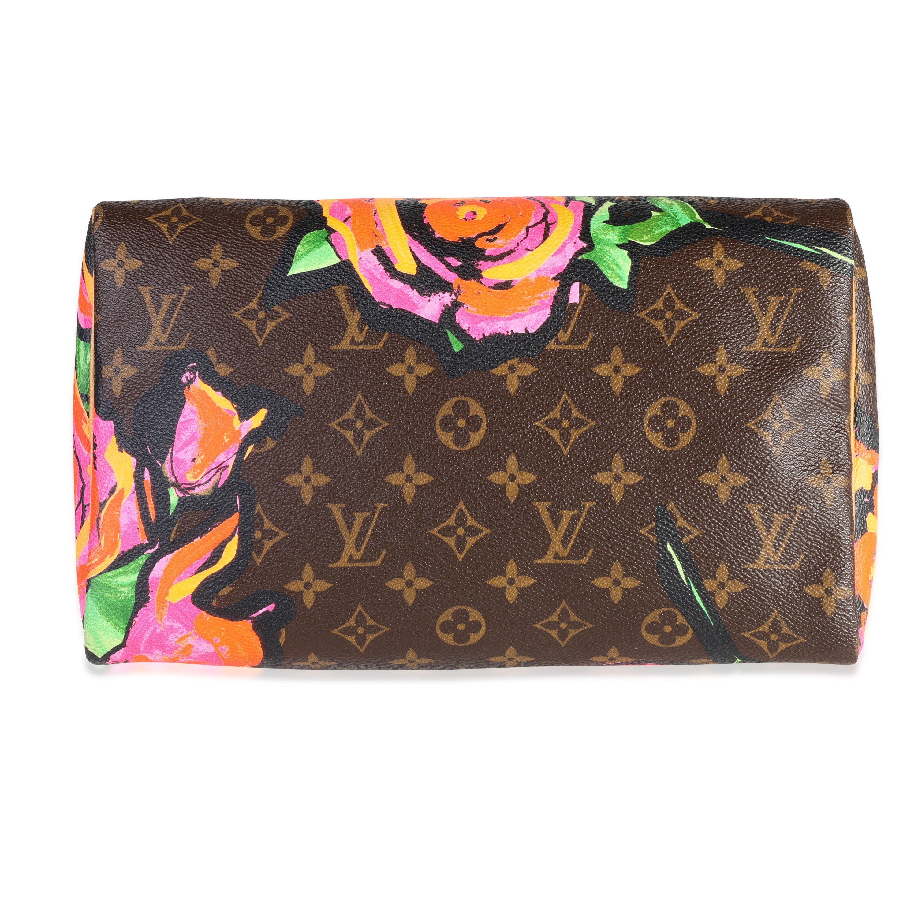 Louis Vuitton Louis Vuitton Monogram Canvas Roses Speedy 30
