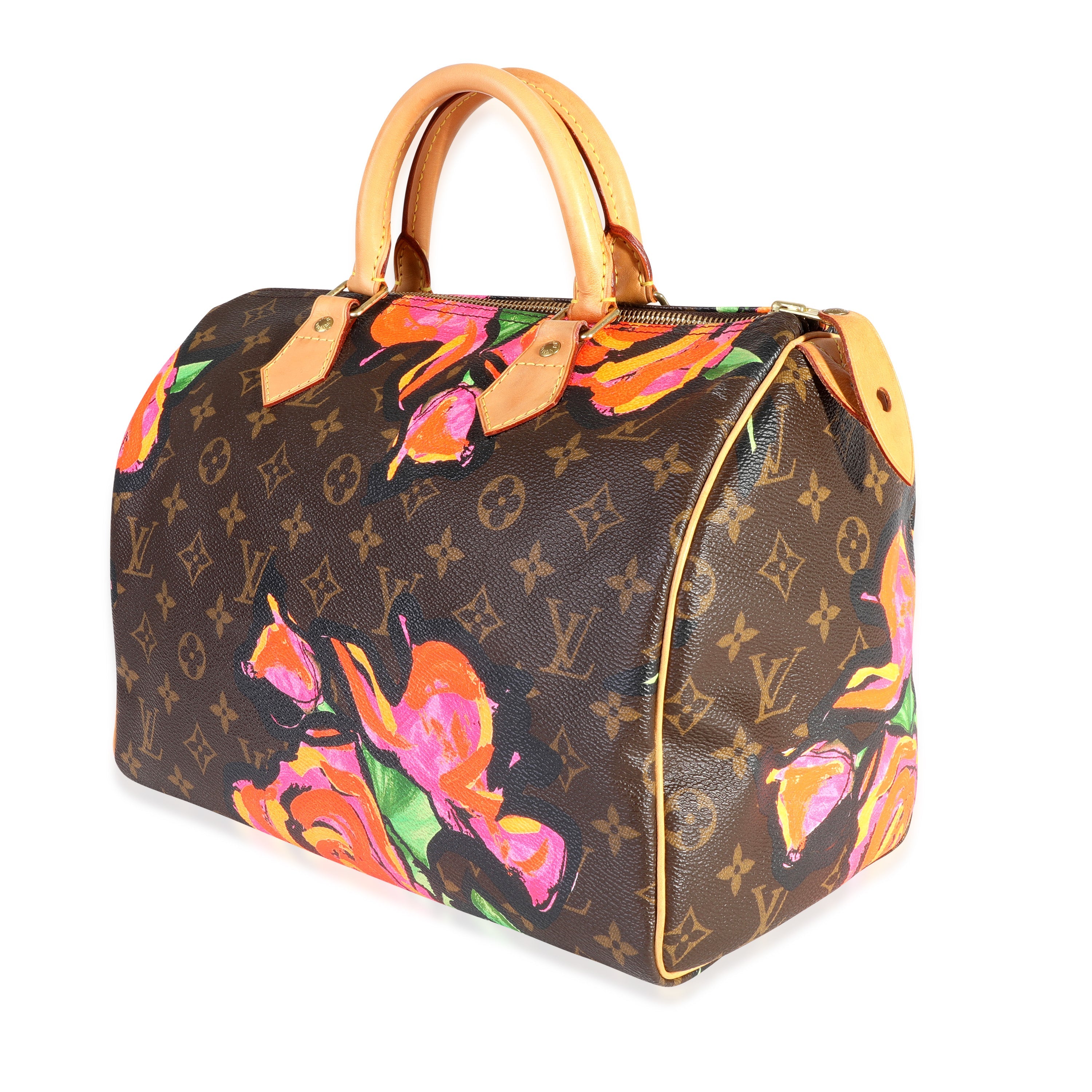 Louis Vuitton Louis Vuitton Monogram Canvas Roses Speedy 30