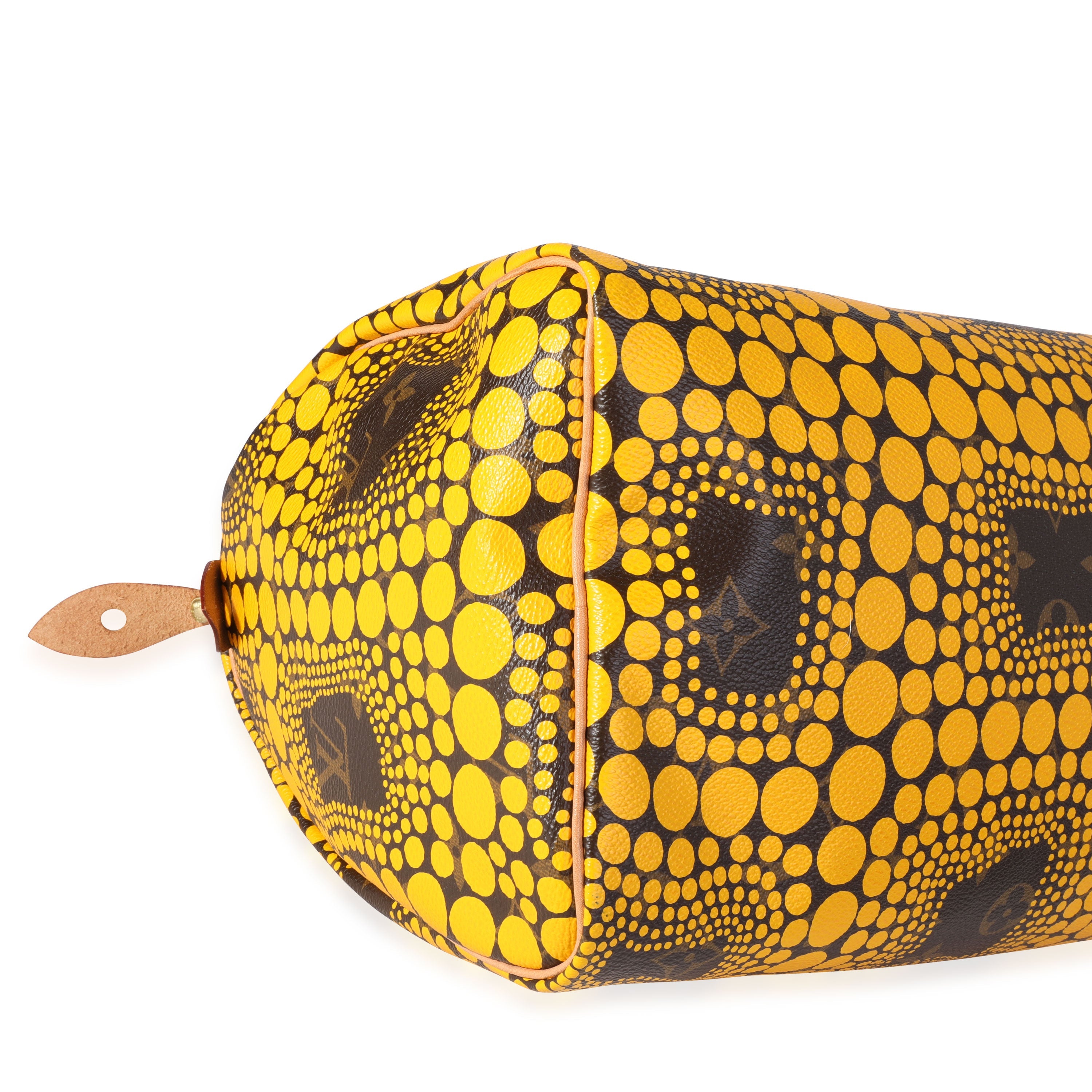 Louis Vuitton Louis Vuitton x Yayoi Kusama Yellow Infinity Dots Monogram Canvas Speedy 30