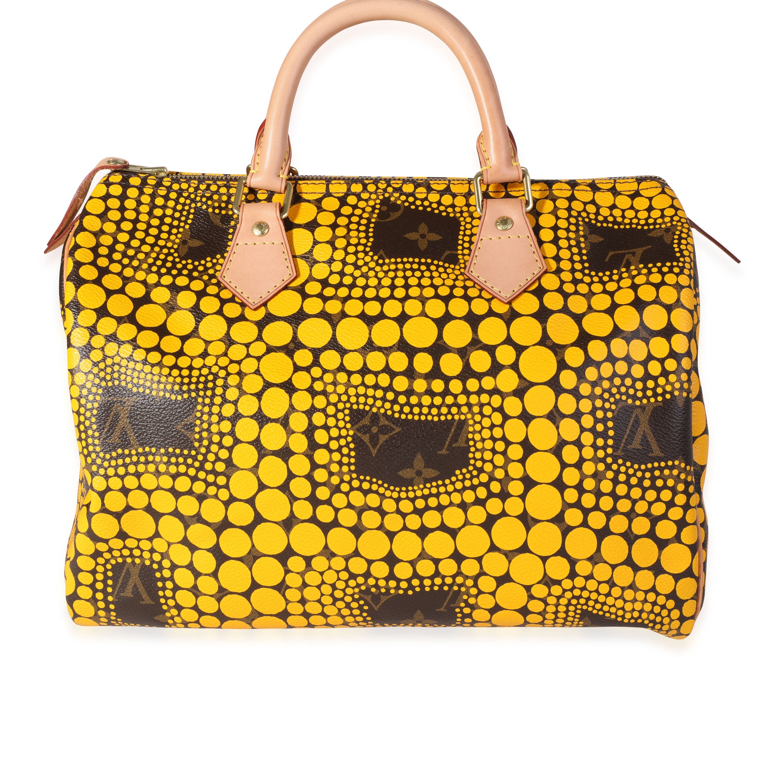 Louis Vuitton Louis Vuitton x Yayoi Kusama Yellow Infinity Dots Monogram Canvas Speedy 30