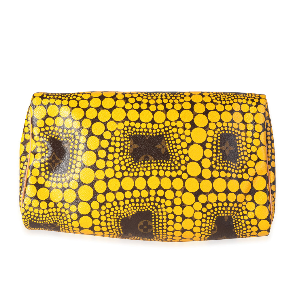 Louis Vuitton Louis Vuitton x Yayoi Kusama Yellow Infinity Dots Monogram Canvas Speedy 30