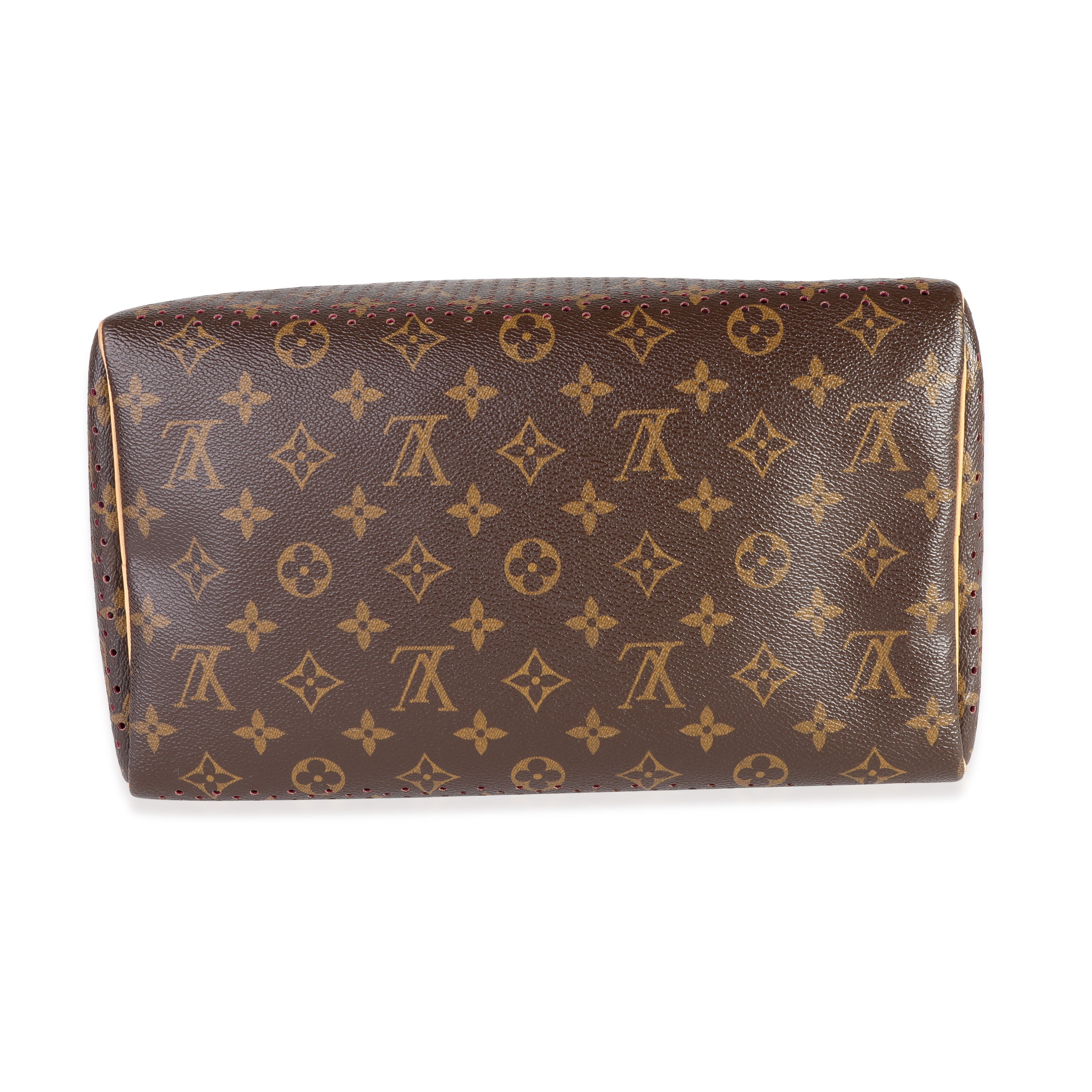 Louis Vuitton Louis Vuitton Monogram Canvas & Fuchsia Perforated Speedy 30