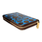 Louis Vuitton Louis Vuitton x Yayoi Kusama Blue Infinity Dots Monogram Canvas Zippy Wallet