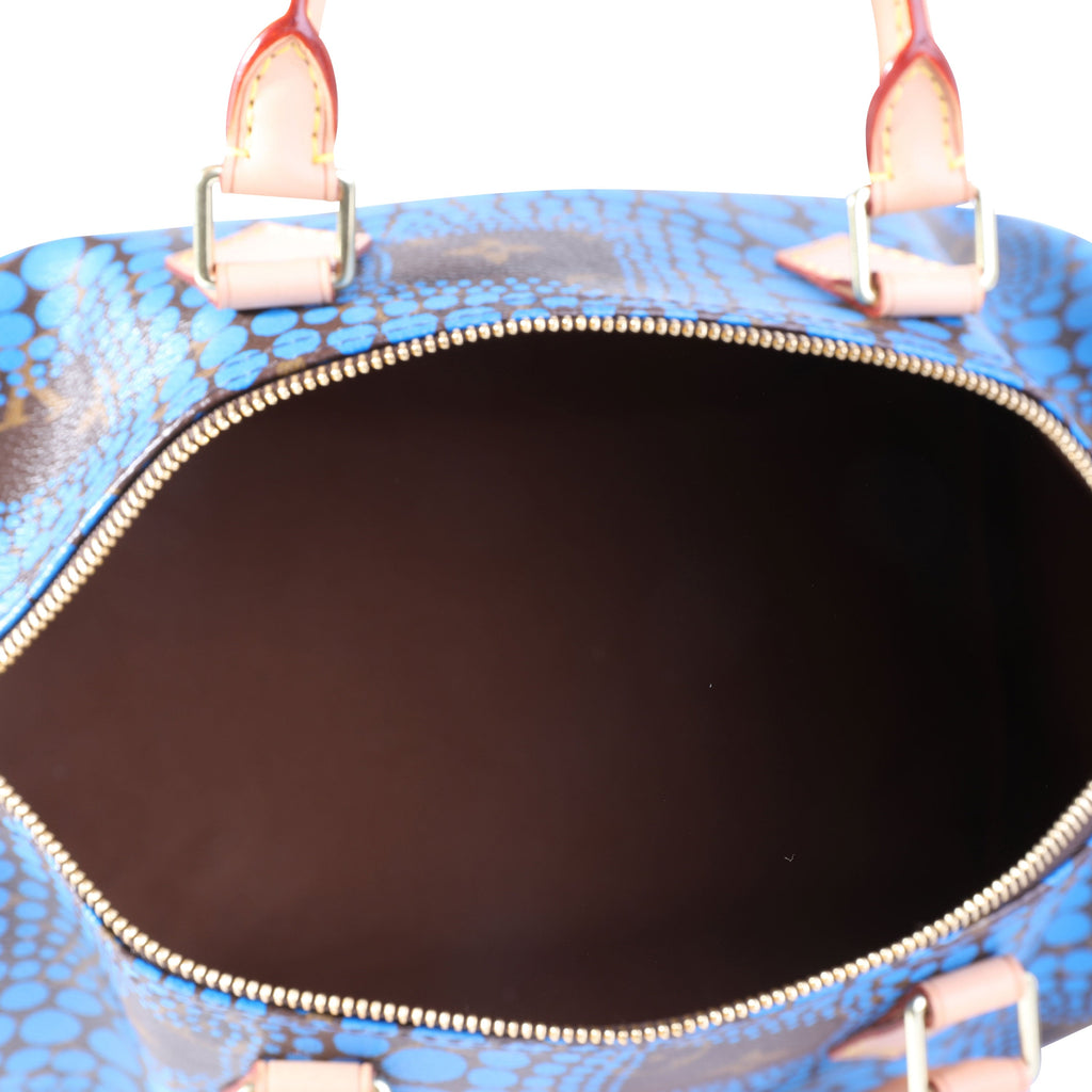 Louis Vuitton Louis Vuitton x Yayoi Kusama Blue Infinity Dots Monogram Canvas Speedy 30