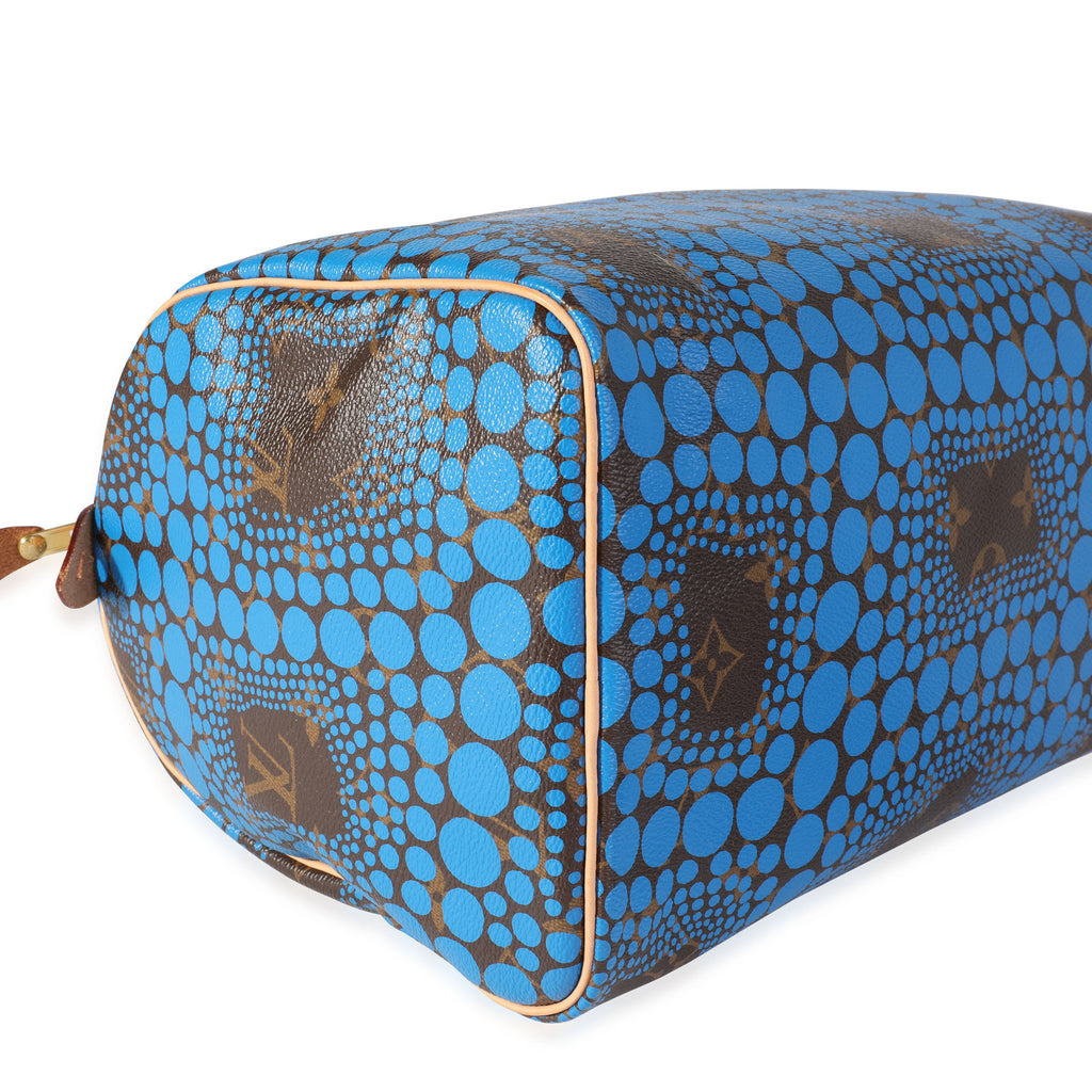 Louis Vuitton Louis Vuitton x Yayoi Kusama Blue Infinity Dots Monogram Canvas Speedy 30