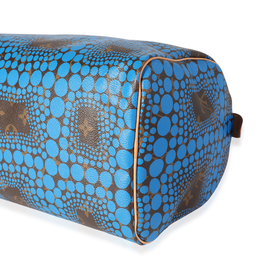 Louis Vuitton Louis Vuitton x Yayoi Kusama Blue Infinity Dots Monogram Canvas Speedy 30