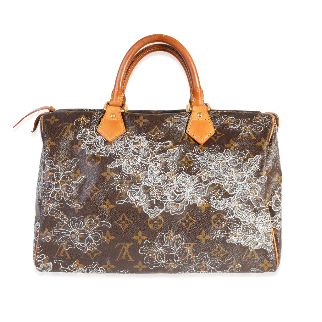 Louis Vuitton Louis Vuitton Monogram Dentelle Speedy 30