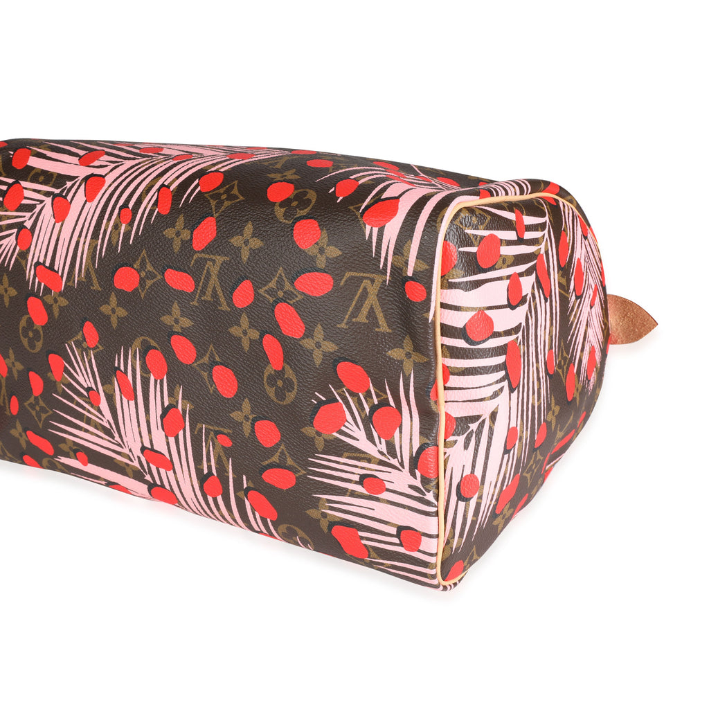 Louis Vuitton Louis Vuitton Limited Edition Sugar & Poppy Jungle Dots Monogram Speedy 30