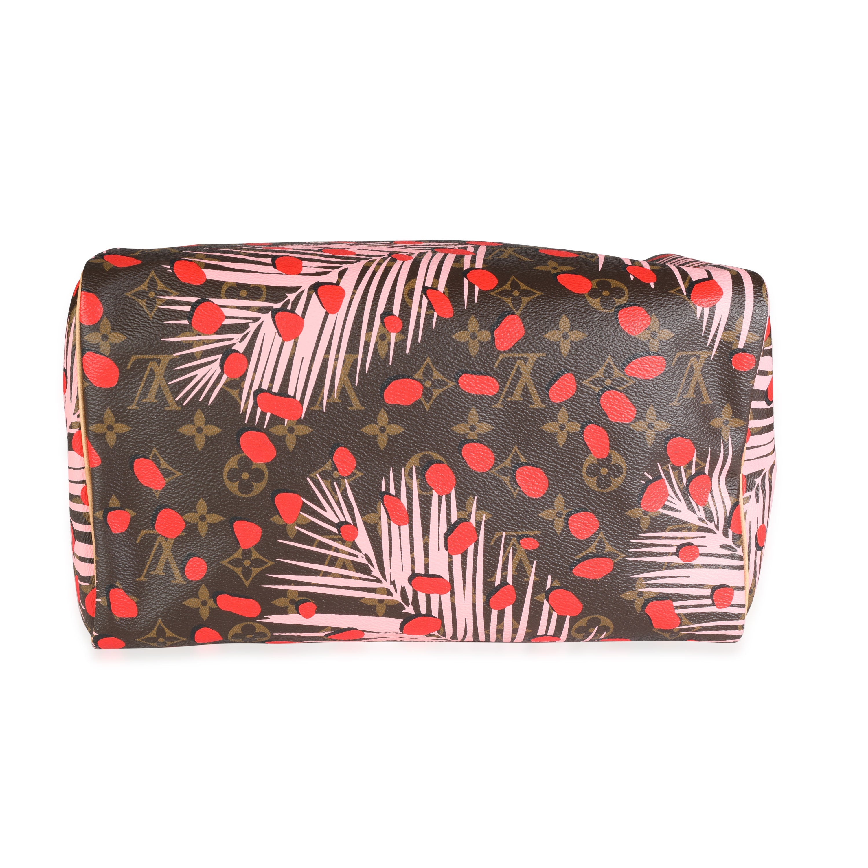 Louis Vuitton Louis Vuitton Limited Edition Sugar & Poppy Jungle Dots Monogram Speedy 30