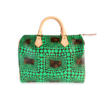 Louis Vuitton Louis Vuitton x Yayoi Kusama Green Infinity Dots Monogram Canvas Speedy 30