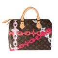 Louis Vuitton Louis Vuitton Limited Edition Chain Flower Monogram Canvas Speedy 30