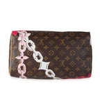 Louis Vuitton Louis Vuitton Limited Edition Chain Flower Monogram Canvas Speedy 30