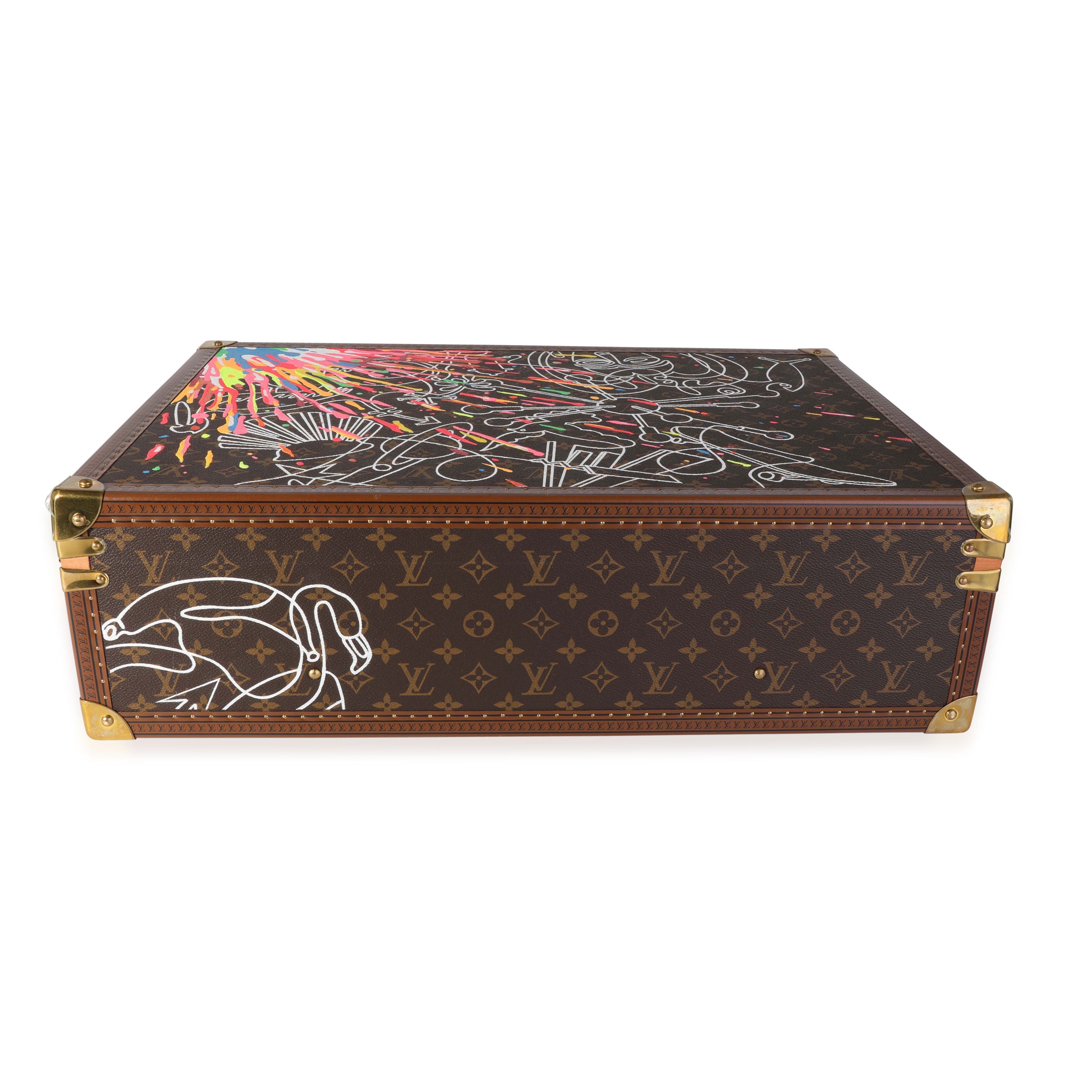 Louis Vuitton Louis Vuitton Carlos Betancourt Commissioned Bisten 60 Trunk