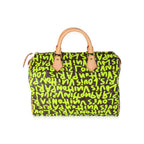 Louis Vuitton Louis Vuitton x Stephen Sprouse Green Graffiti Monogram Canvas Speedy 30