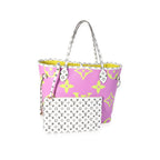 Louis Vuitton Louis Vuitton Purple & Green Giant Monogram Canvas Neverfull MM