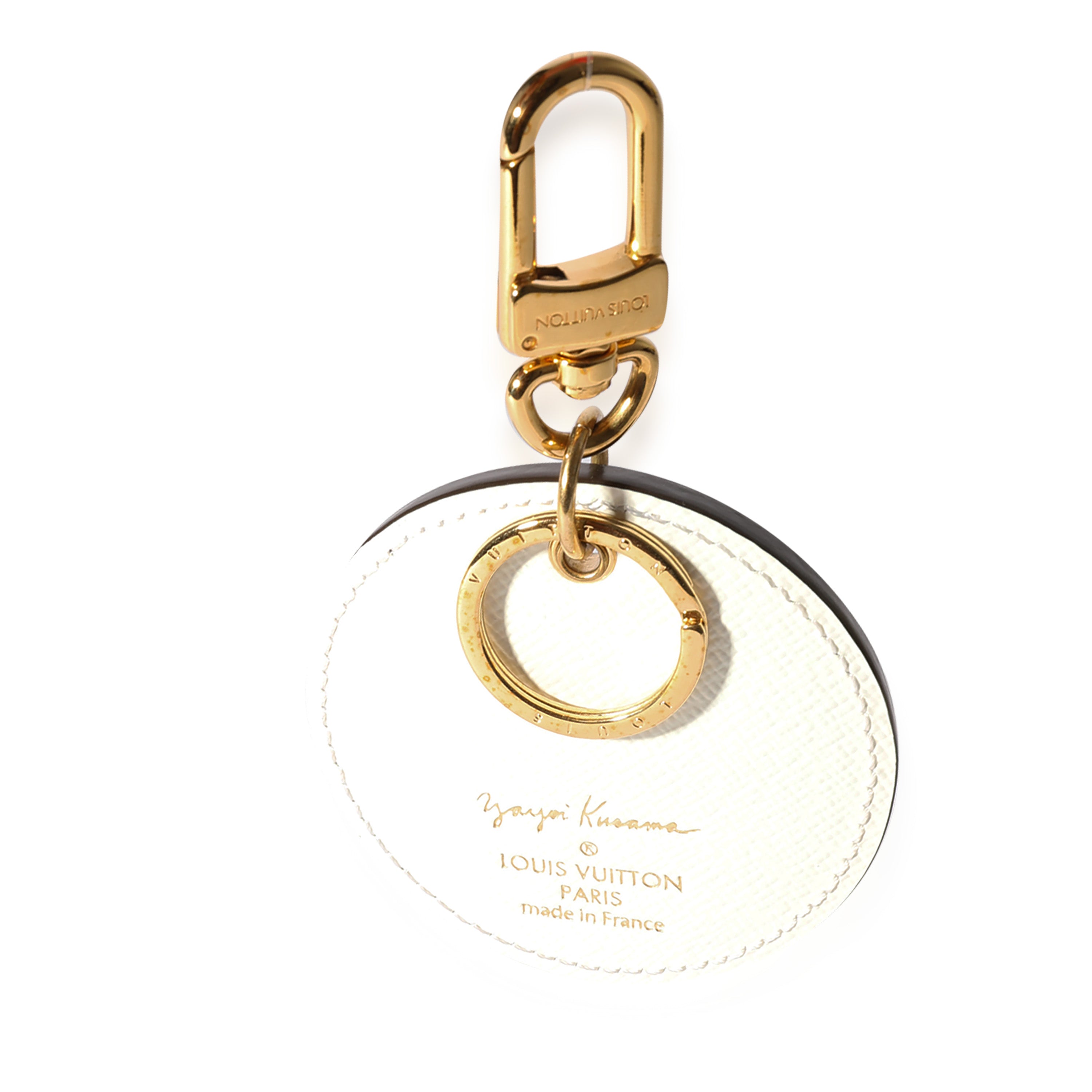 Louis Vuitton Louis Vuitton x Yayoi Kusama White Infinity Dots Monogram Canvas Bag Charm