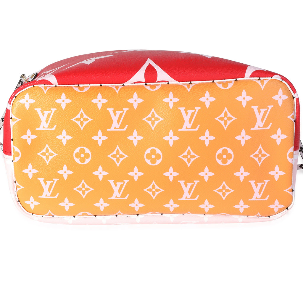 Louis Vuitton Louis Vuitton Rouge & Rose Ballerine Giant Monogram Canvas Neverfull MM