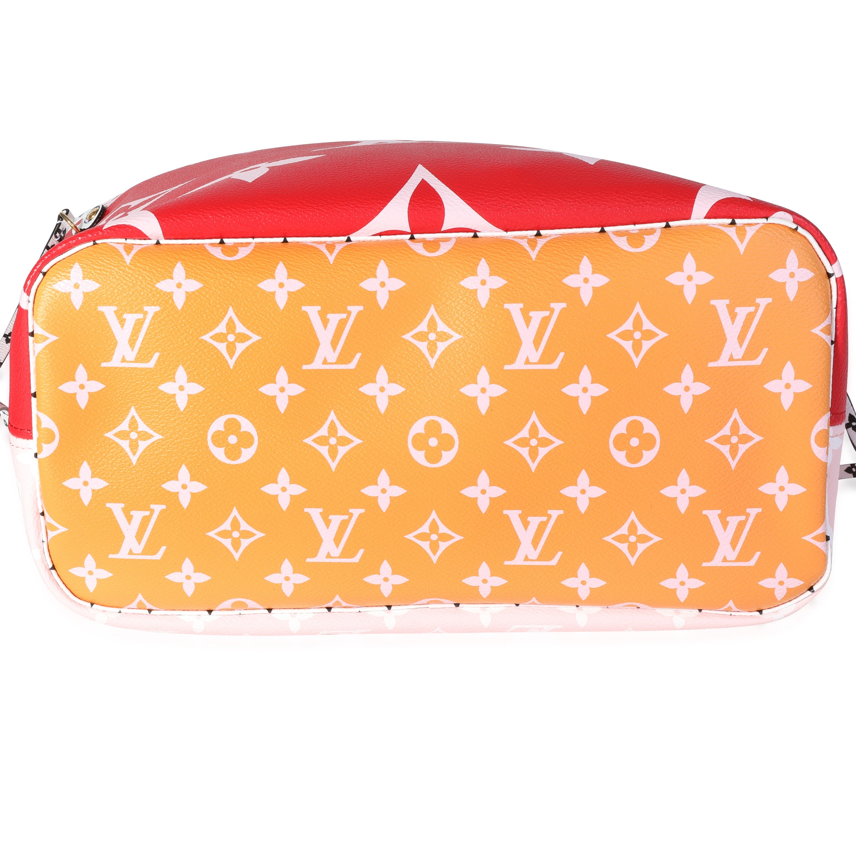 Louis Vuitton Louis Vuitton Rouge & Rose Ballerine Giant Monogram Canvas Neverfull MM