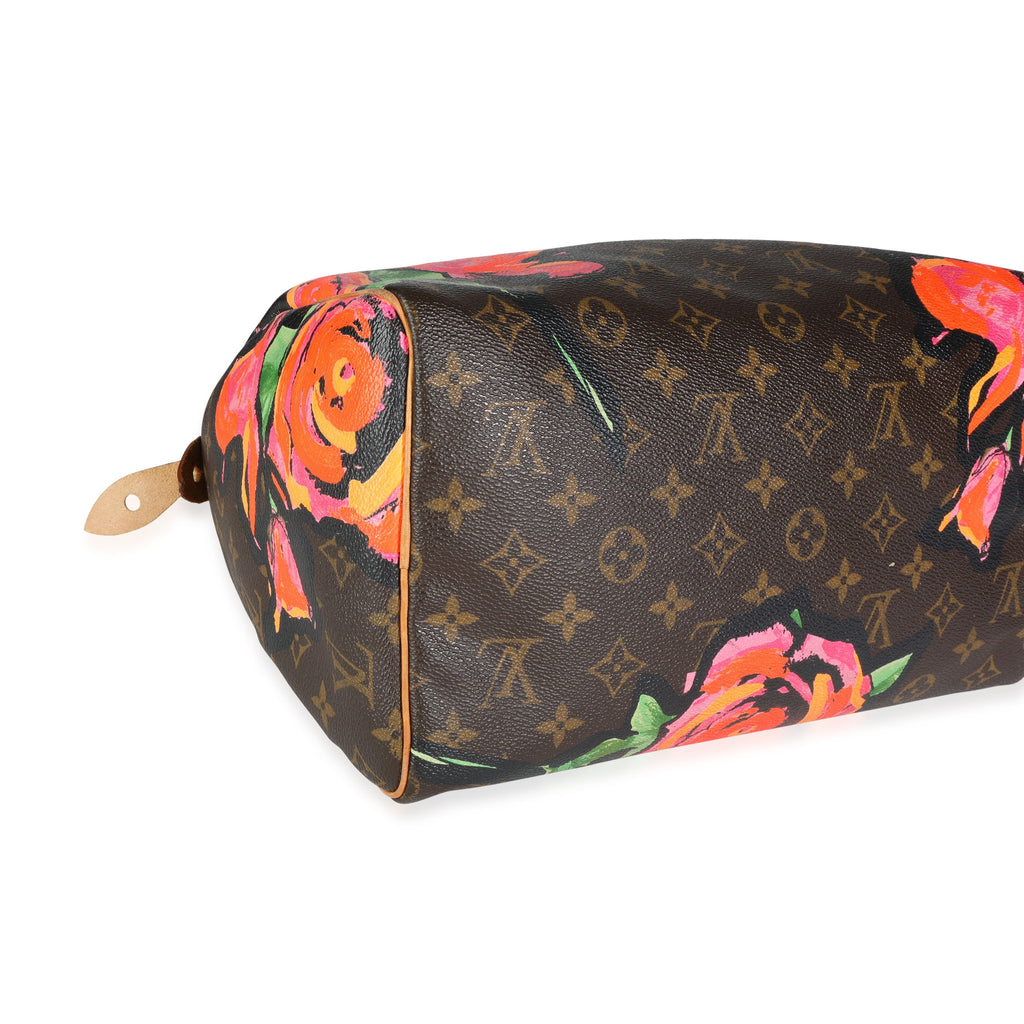 Louis Vuitton Louis Vuitton Monogram Canvas Roses Speedy 30