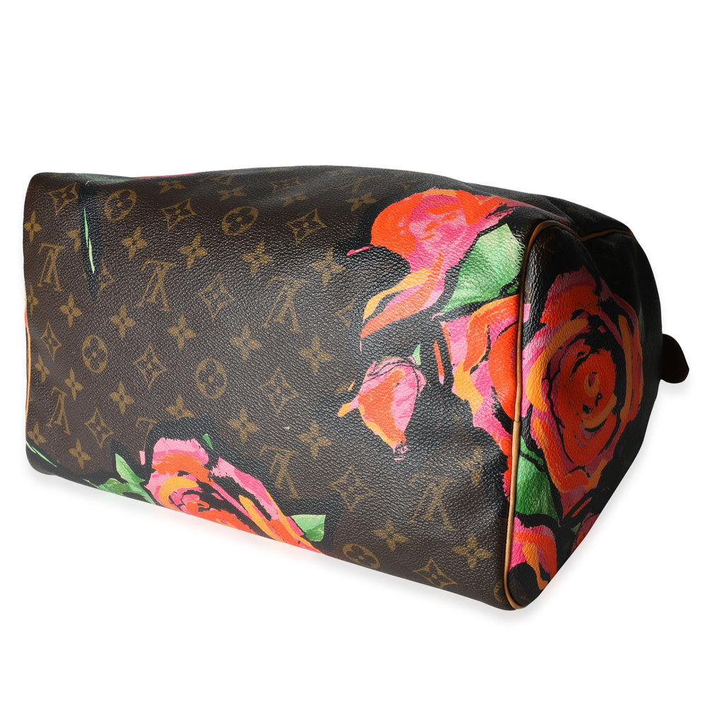 Louis Vuitton Louis Vuitton Monogram Canvas Roses Speedy 30