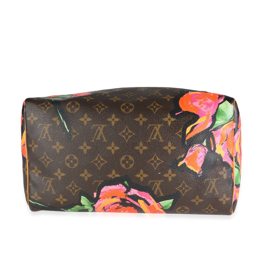 Louis Vuitton Louis Vuitton Monogram Canvas Roses Speedy 30
