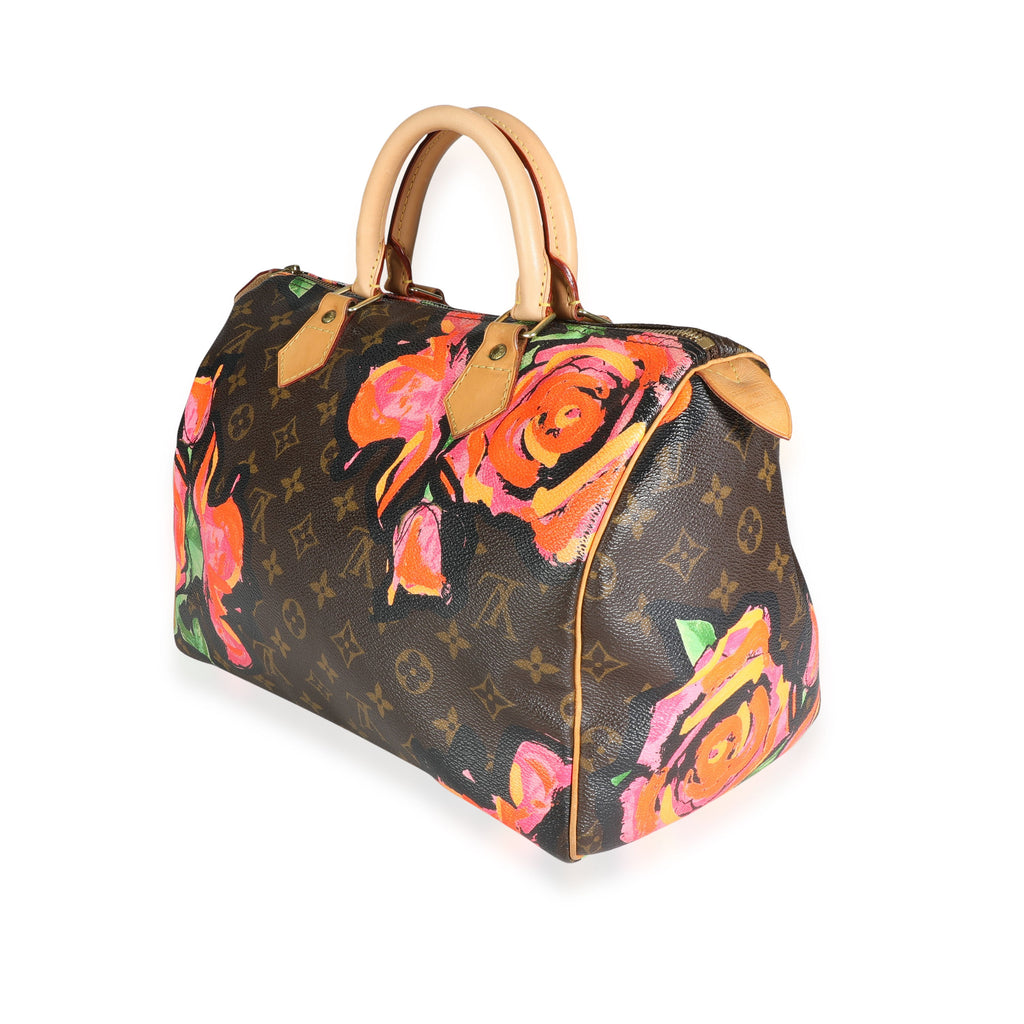 Louis Vuitton Louis Vuitton Monogram Canvas Roses Speedy 30
