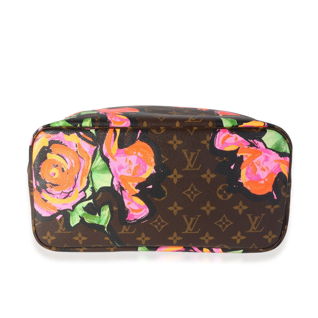 Louis Vuitton Louis Vuitton Monogram Canvas Roses Neverfull MM