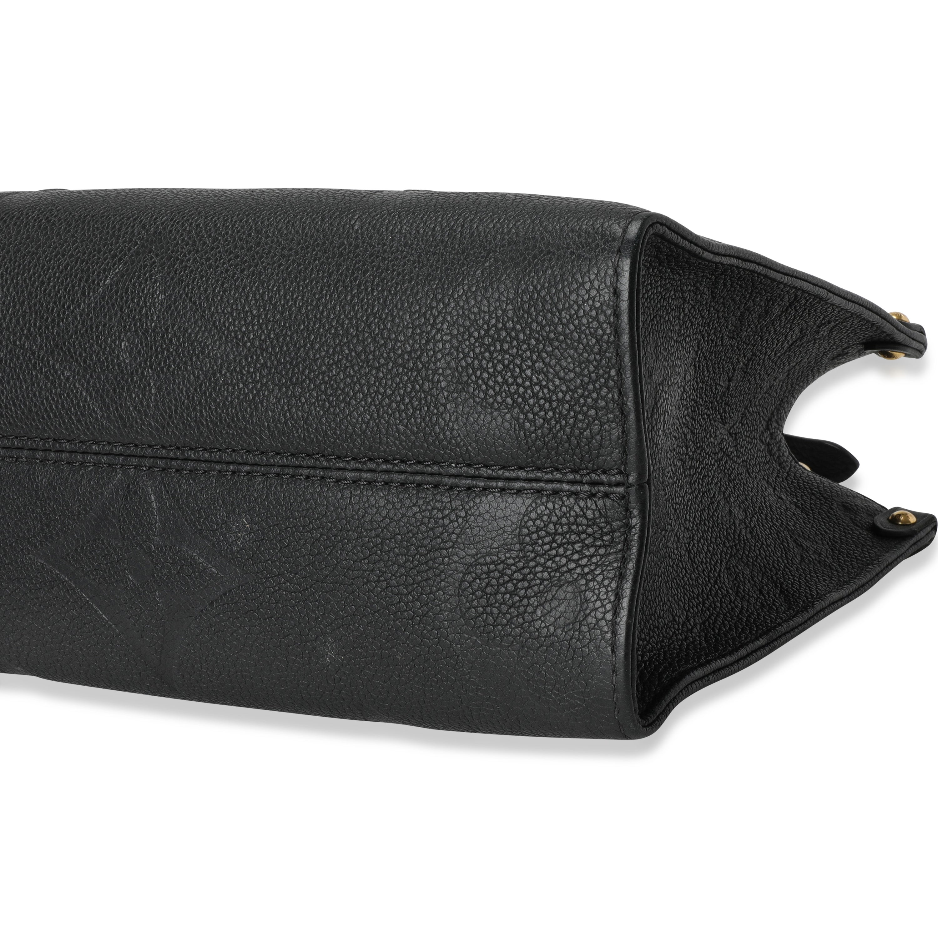 Louis Vuitton Louis Vuitton Black Monogram Empreinte Onthego PM
