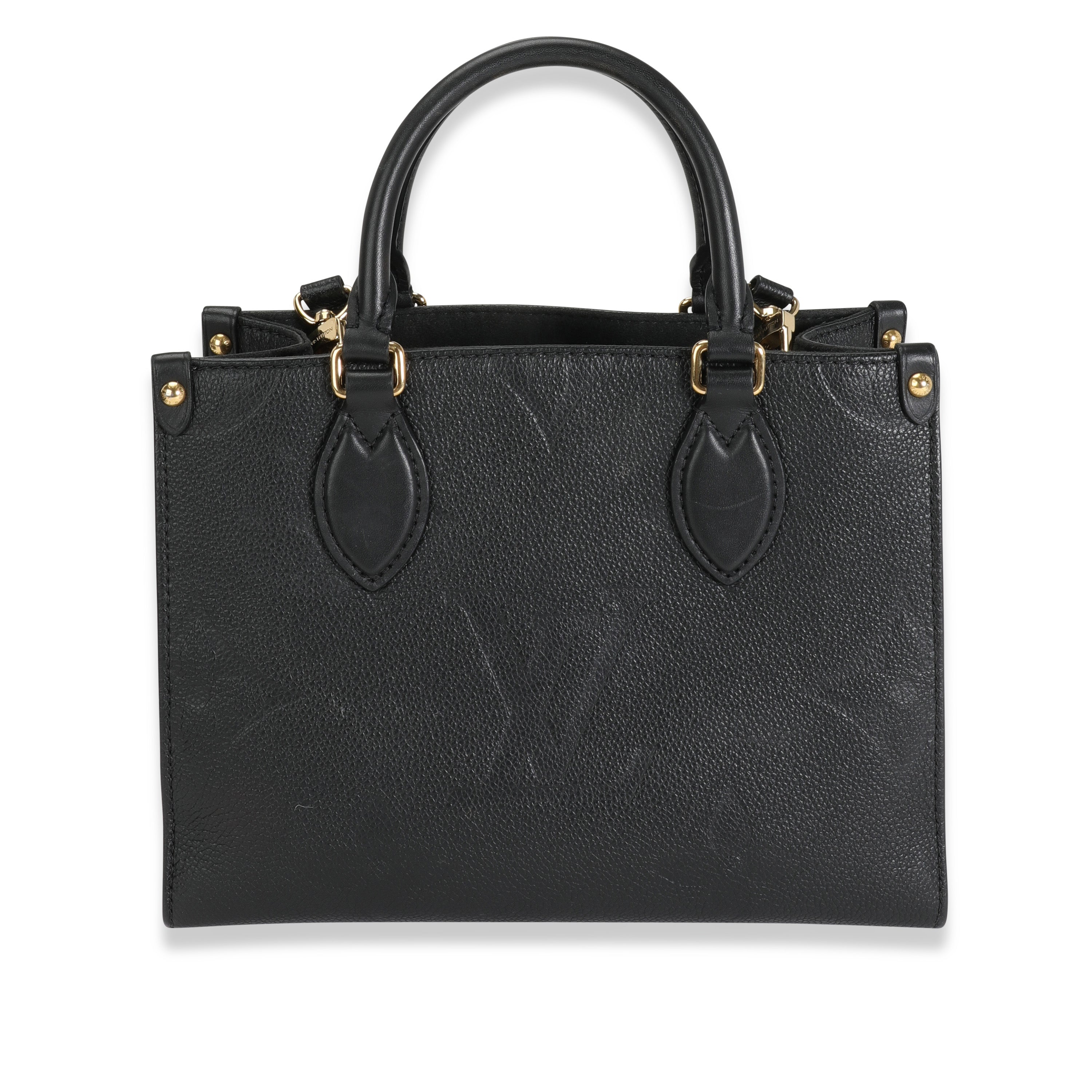 Louis Vuitton Louis Vuitton Black Monogram Empreinte Onthego PM
