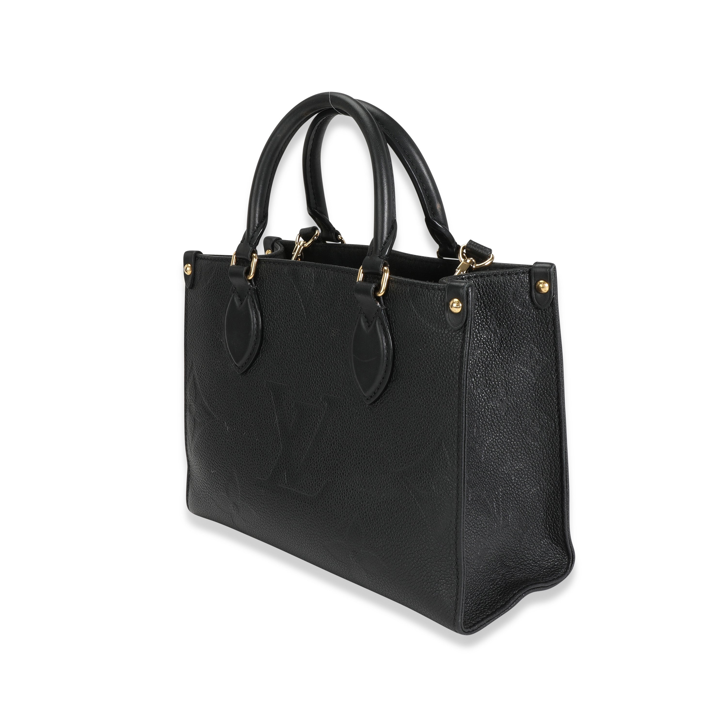 Louis Vuitton Louis Vuitton Black Monogram Empreinte Onthego PM