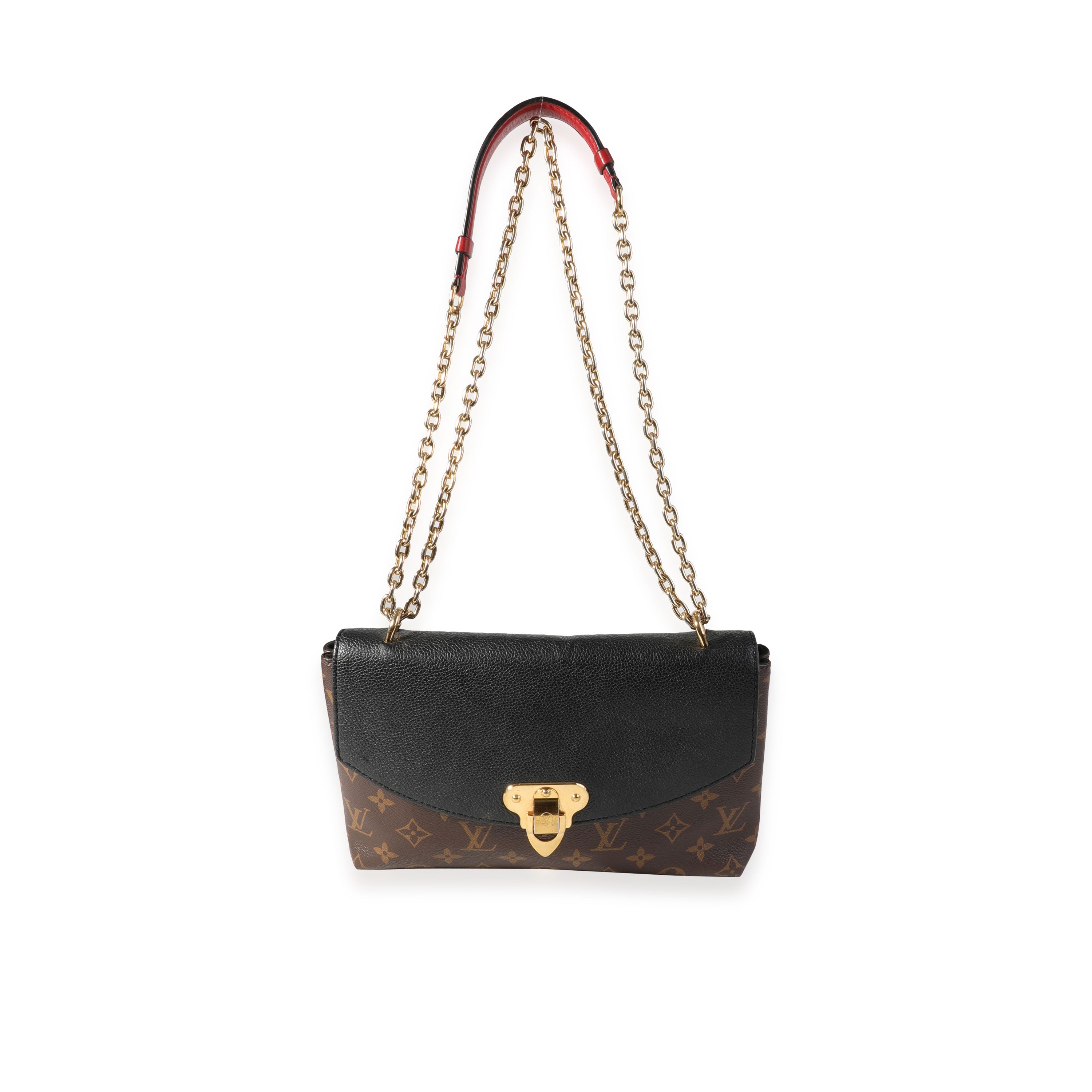 Louis Vuitton Louis Vuitton Monogram Canvas & Black Cowhide Saint-Placide