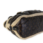 Louis Vuitton Louis Vuitton Limited Edition Vinyl Monogram Canvas & Shearling Thunder Sac