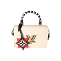 Louis Vuitton Louis Vuitton Creme and Black Epi Leather Crafty Twist MM