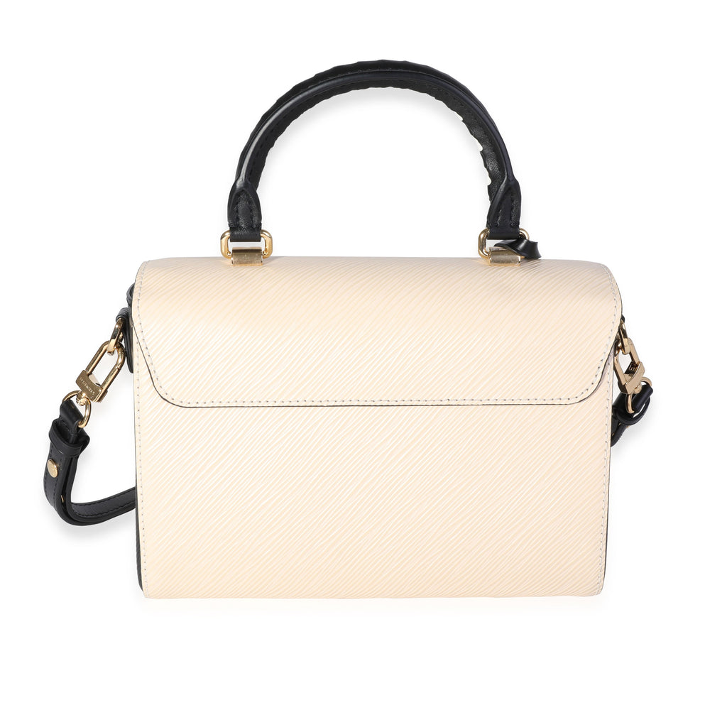 Louis Vuitton Louis Vuitton Creme and Black Epi Leather Crafty Twist MM