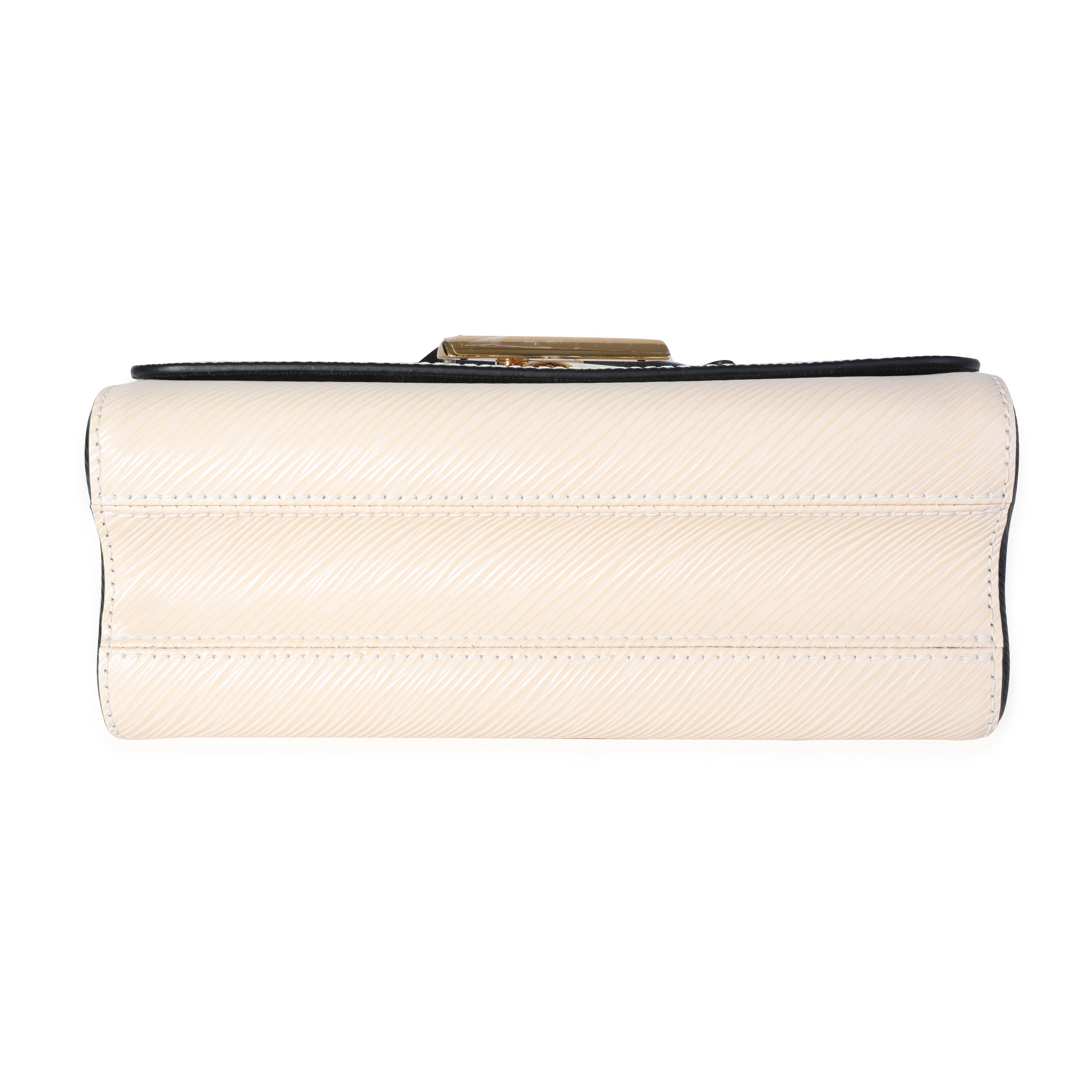 Louis Vuitton Louis Vuitton Creme and Black Epi Leather Crafty Twist MM
