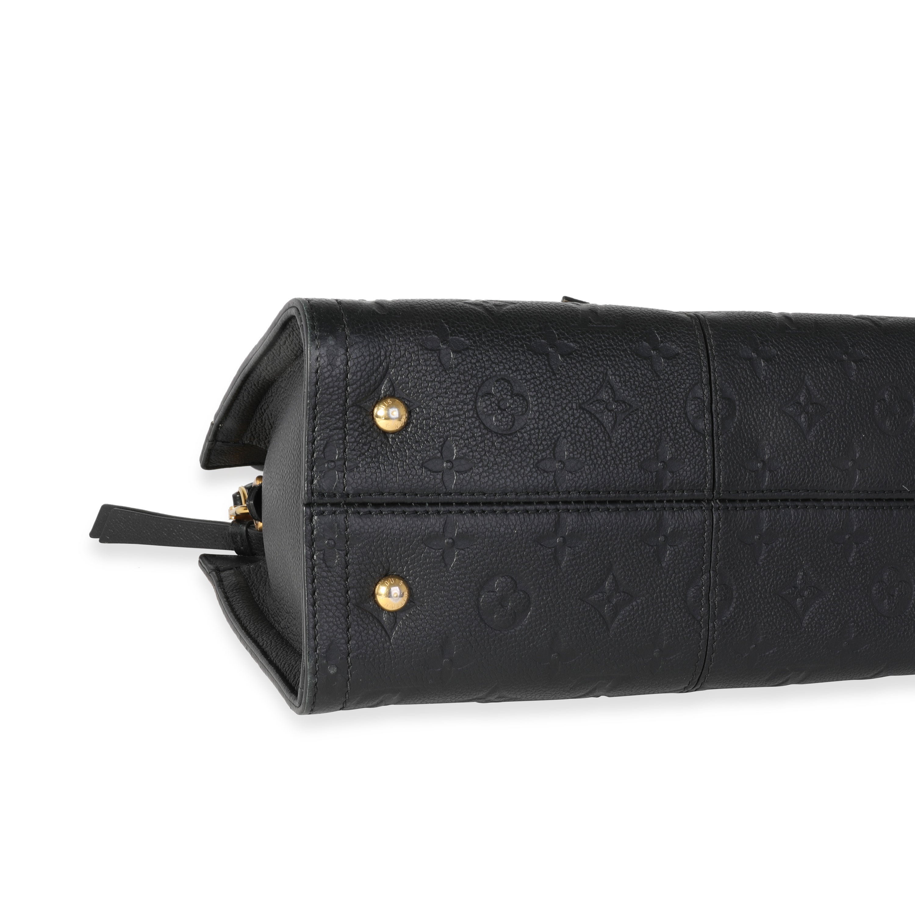 Louis Vuitton Louis Vuitton Black & Creme Empreinte Leather Sully PM