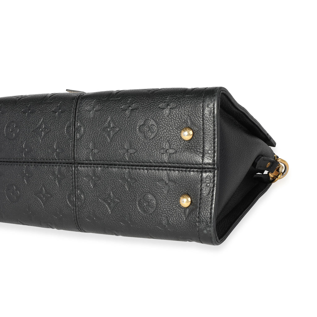 Louis Vuitton Louis Vuitton Black & Creme Empreinte Leather Sully PM