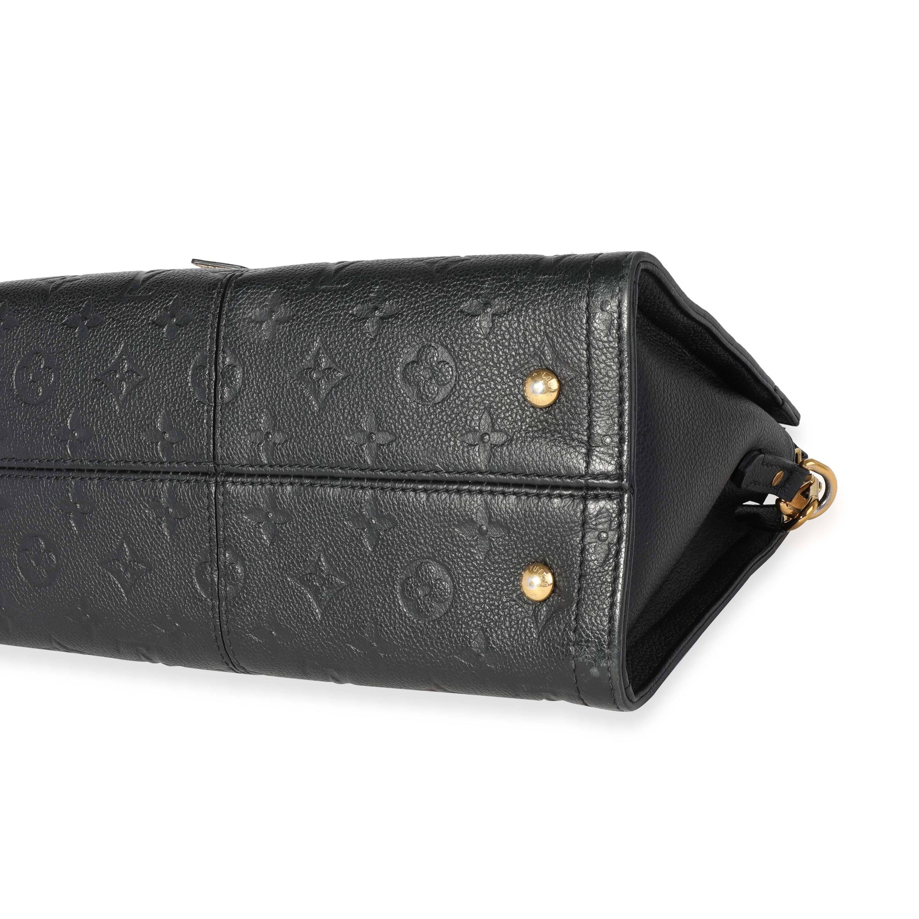 Louis Vuitton Louis Vuitton Black & Creme Empreinte Leather Sully PM