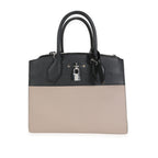 Louis Vuitton Louis Vuitton Black & Galet Calfskin City Steamer MM