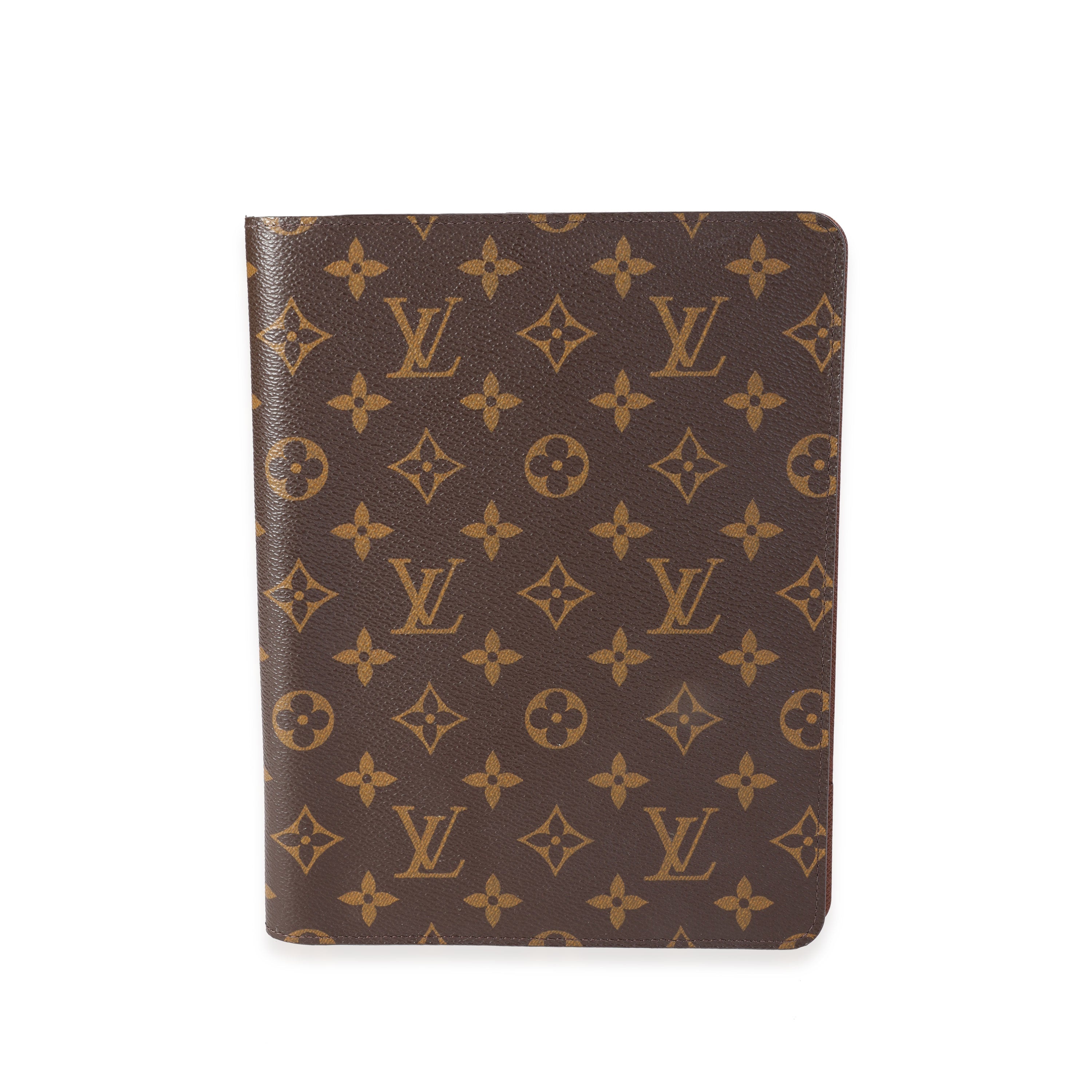 Louis Vuitton Louis Vuitton Monogram Canvas Desk Agenda Cover