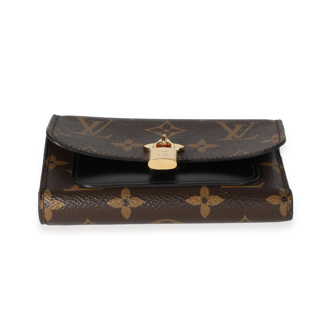 Louis Vuitton Louis Vuitton Monogram Canvas Flower Compact Wallet